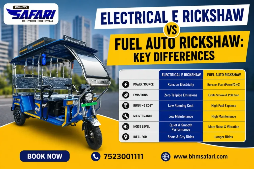 Electrical E Rickshaw Manufacturers
