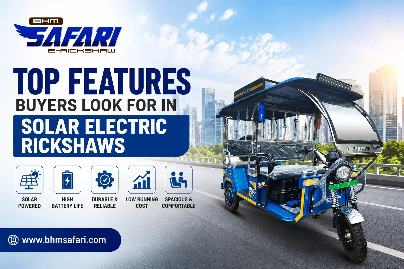 Solar Electric Rickshaw Manufacturers