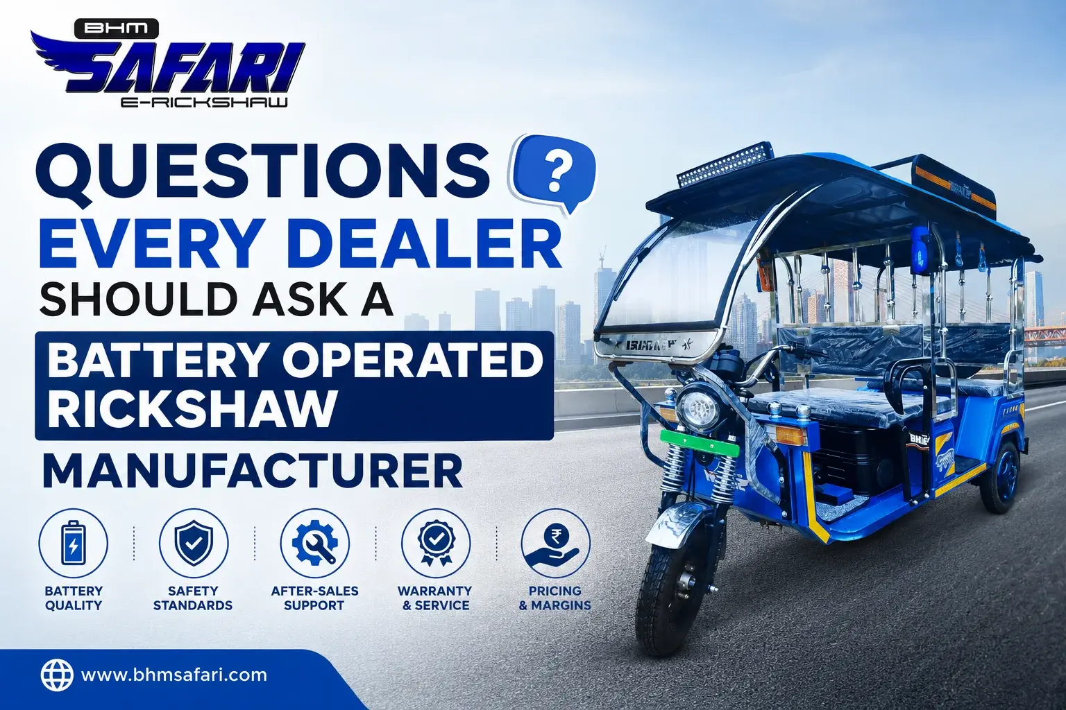 Battery Operated Rickshaw Manufacturers